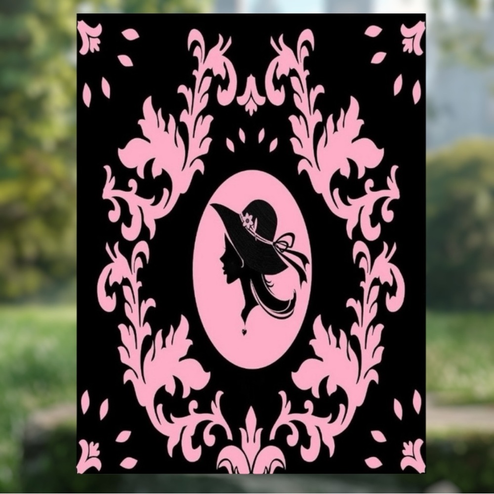 25 10X13 Poly Mailers Pink Vintage Lady Envelopes PRICE IS FIRM - Picture 4 of 12